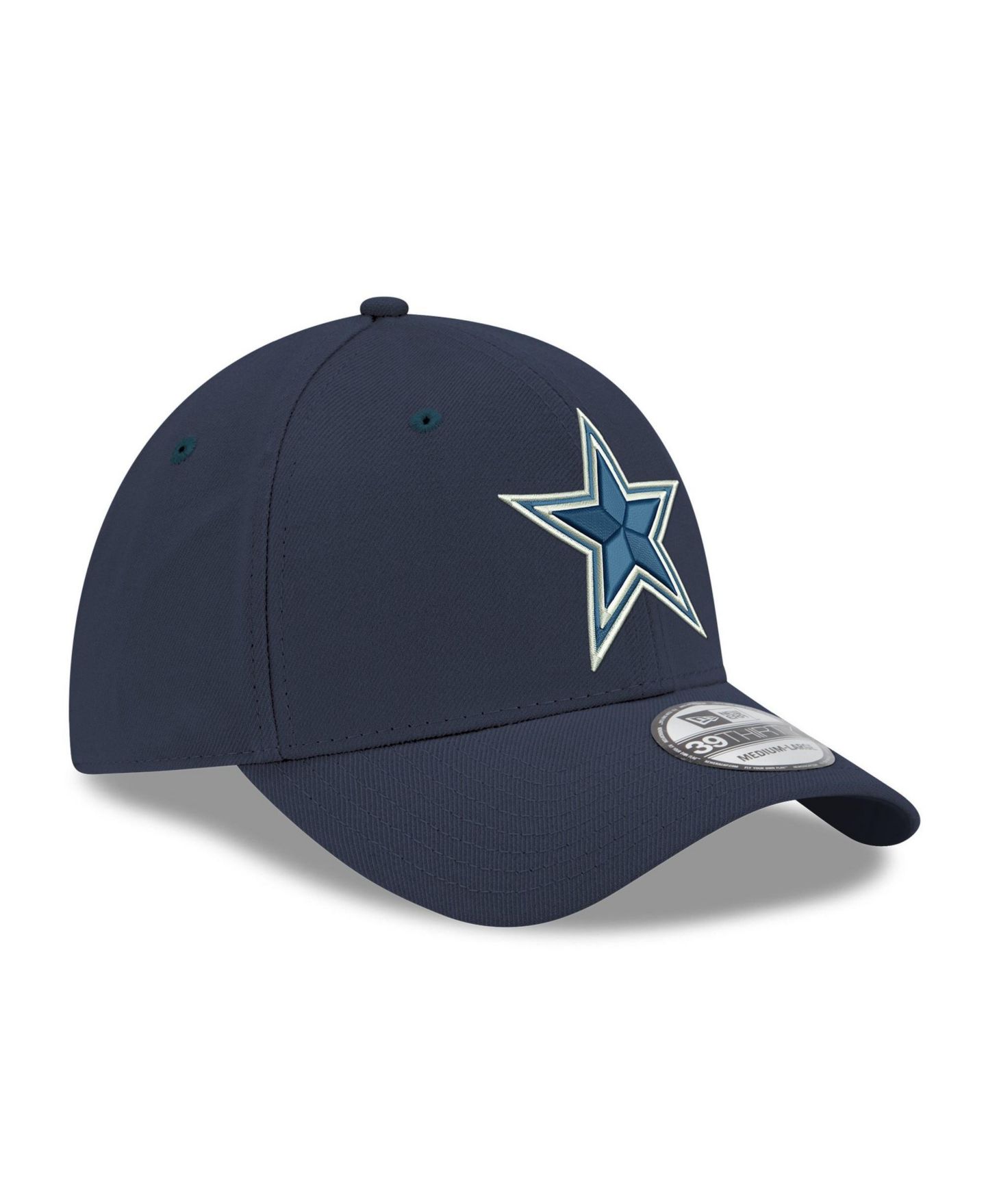 Мужская кепка New Era Navy Dallas Cowboys Core Team 39THIRTY Flex Hat — фото 3