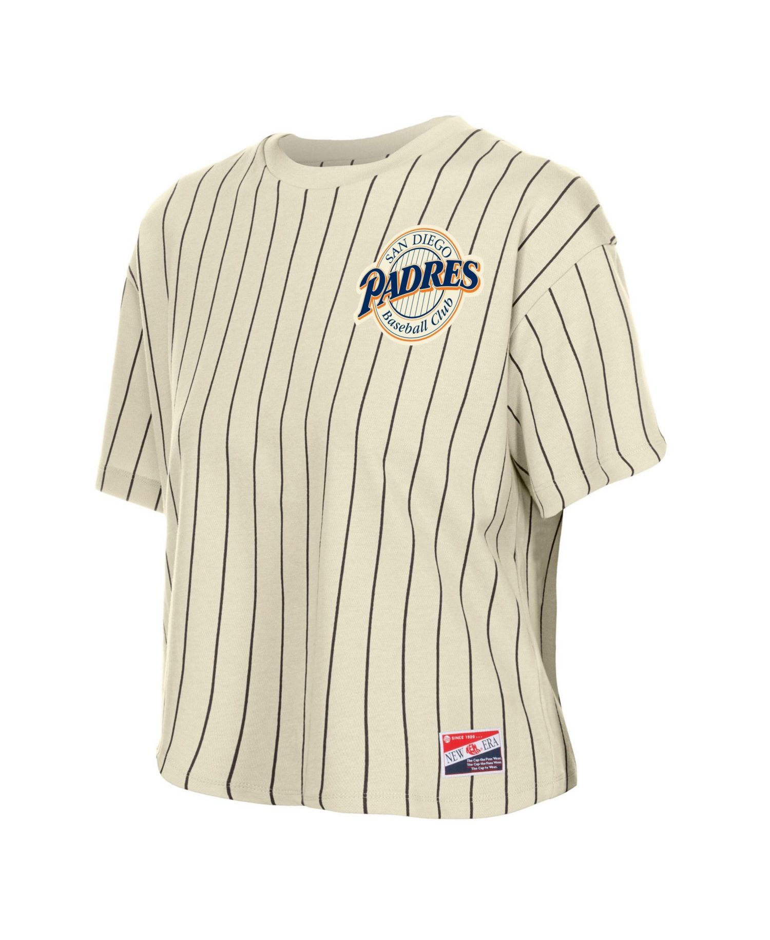 Women's San Diego Padres Boxy Cropped T-Shirt