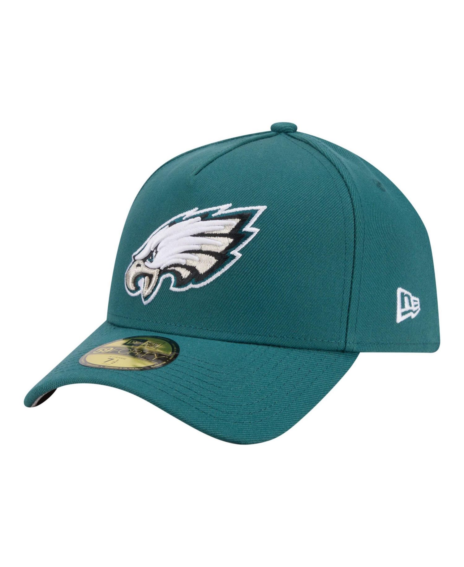 Men's Midnight Green Philadelphia Eagles A-Frame 59FORTY Fitted Hat