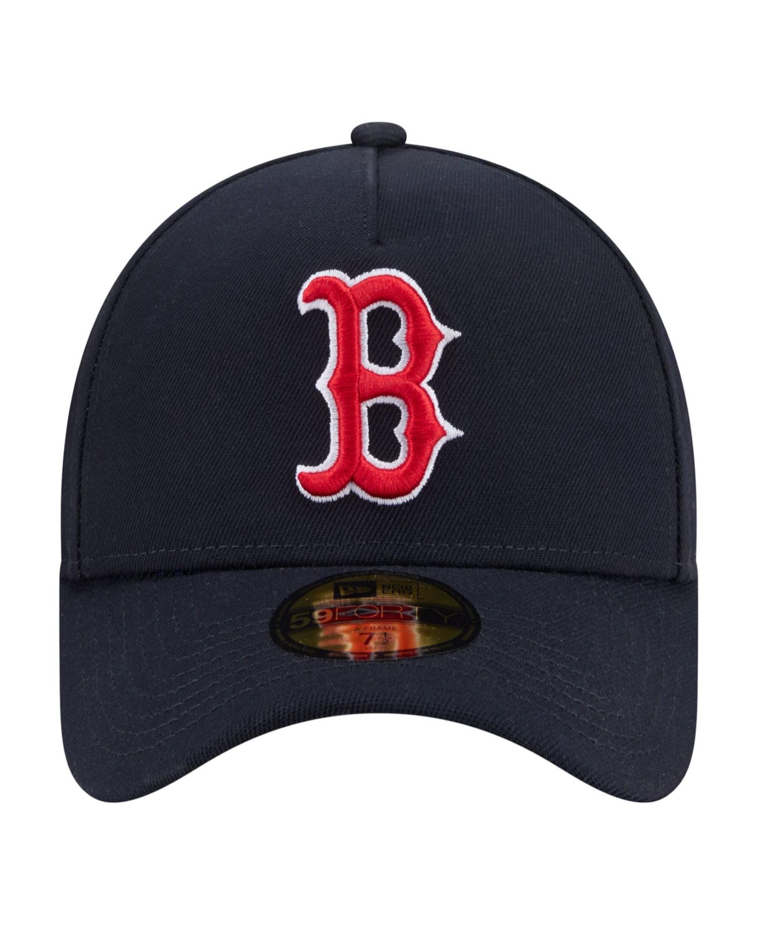 Men's Navy Boston Red Sox A-Frame 59FORTY Fitted Hat