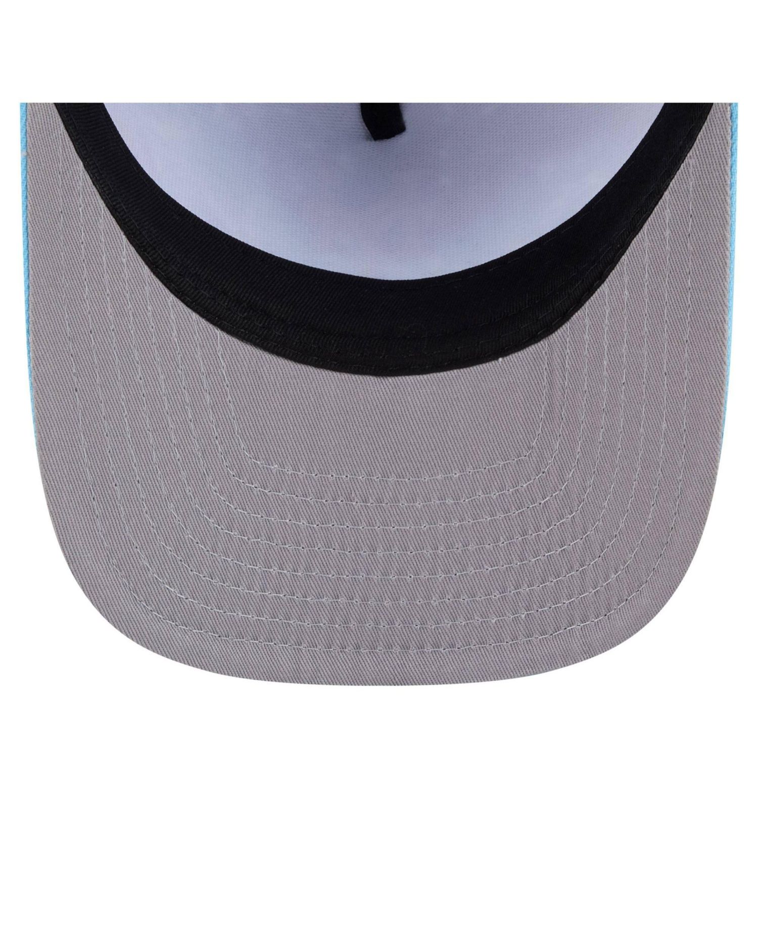 Men's Light Blue New York Mets Deep Water Pre-Curved 9FIFTY A-Frame Snapback Hat