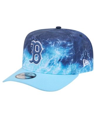 Men's Light Blue Boston Red Sox Deep Water Pre-Curved 9FIFTY A-Frame Snapback Hat