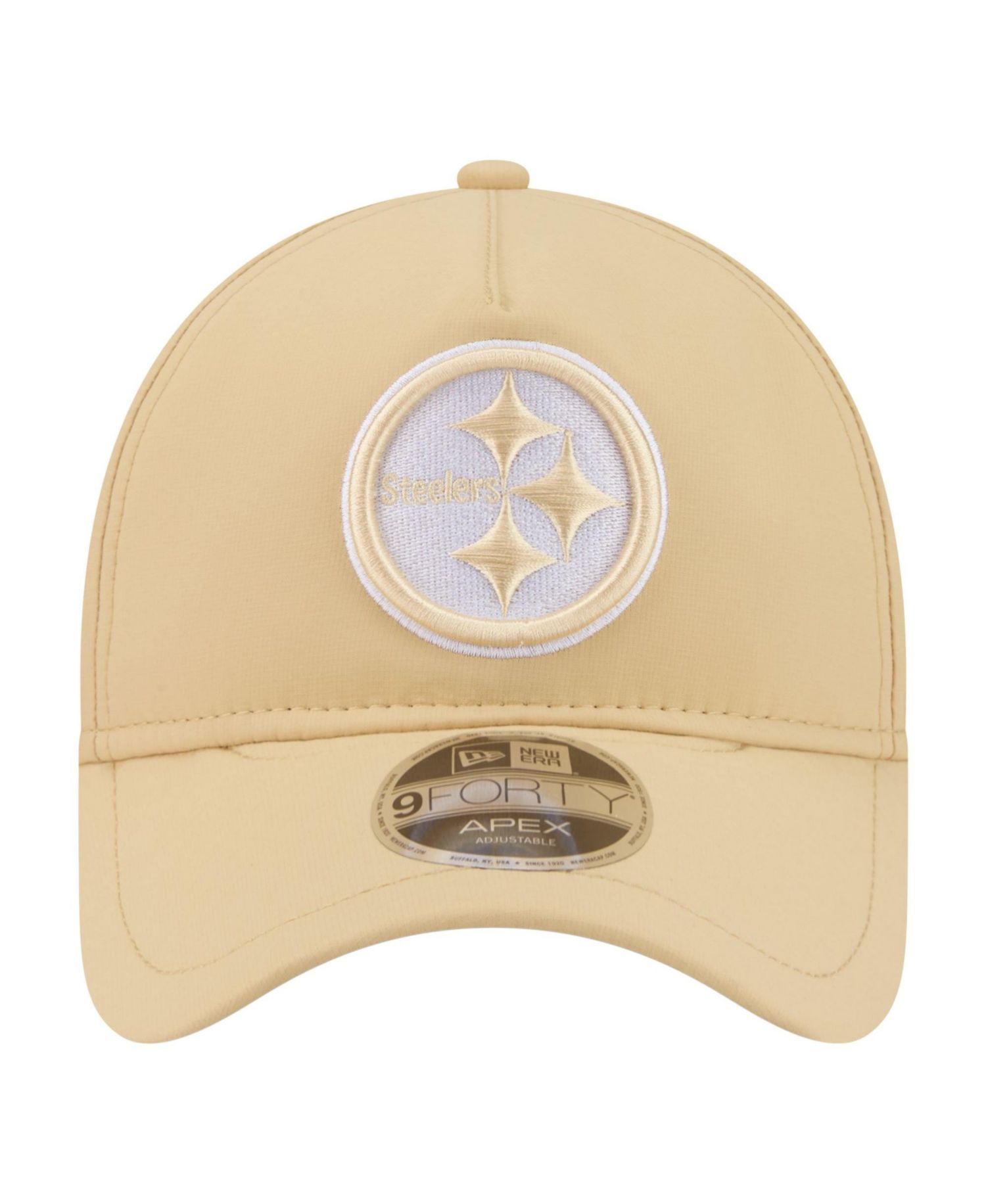 Men's Tan Pittsburgh Steelers Apex 9FORTY Adjustable Hat