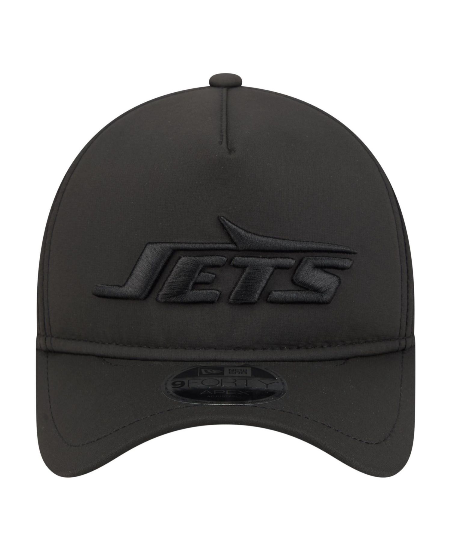 Men's Black New York Jets Apex 9FORTY Adjustable Hat