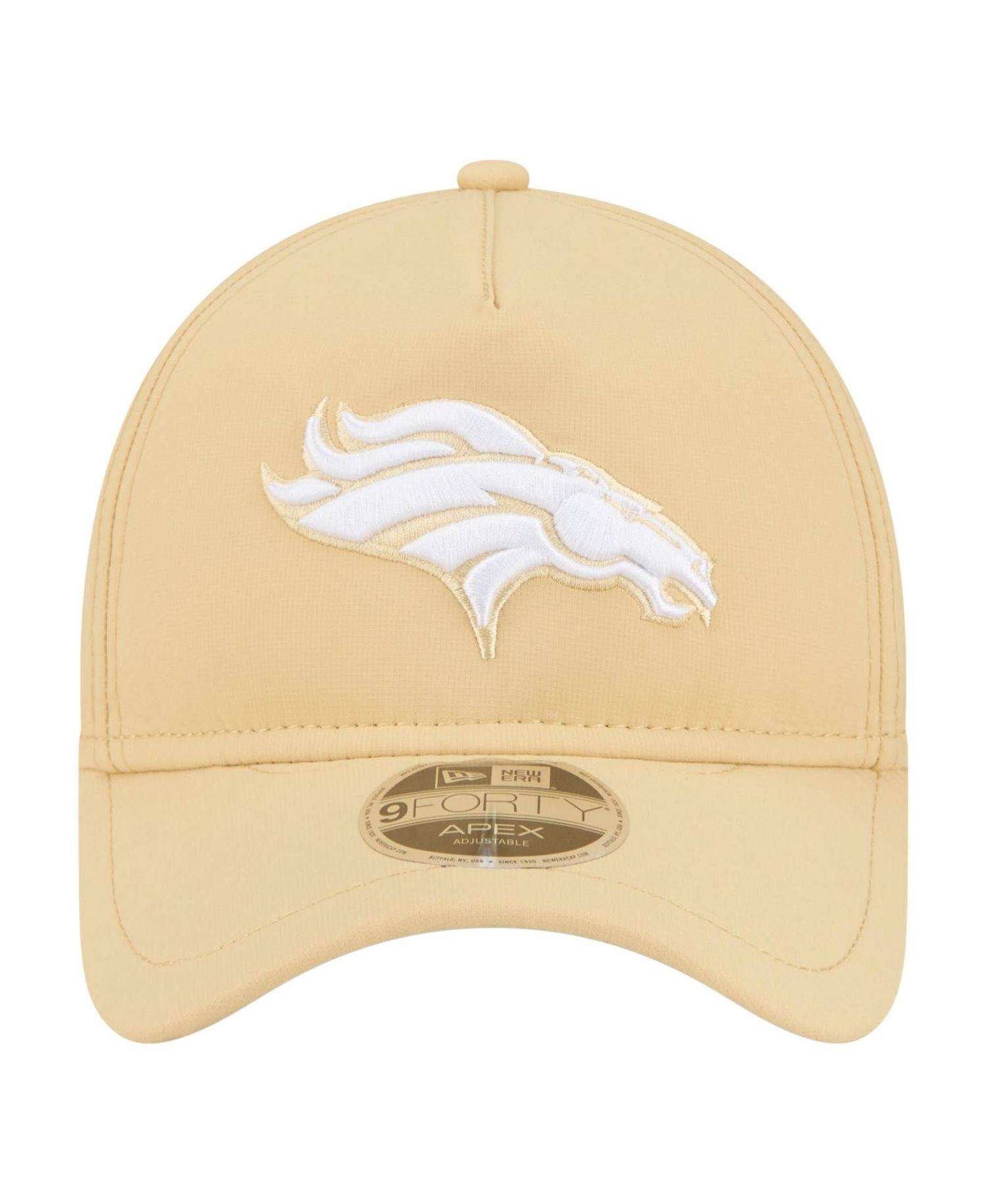 Men's Tan Denver Broncos Apex 9FORTY Adjustable Hat