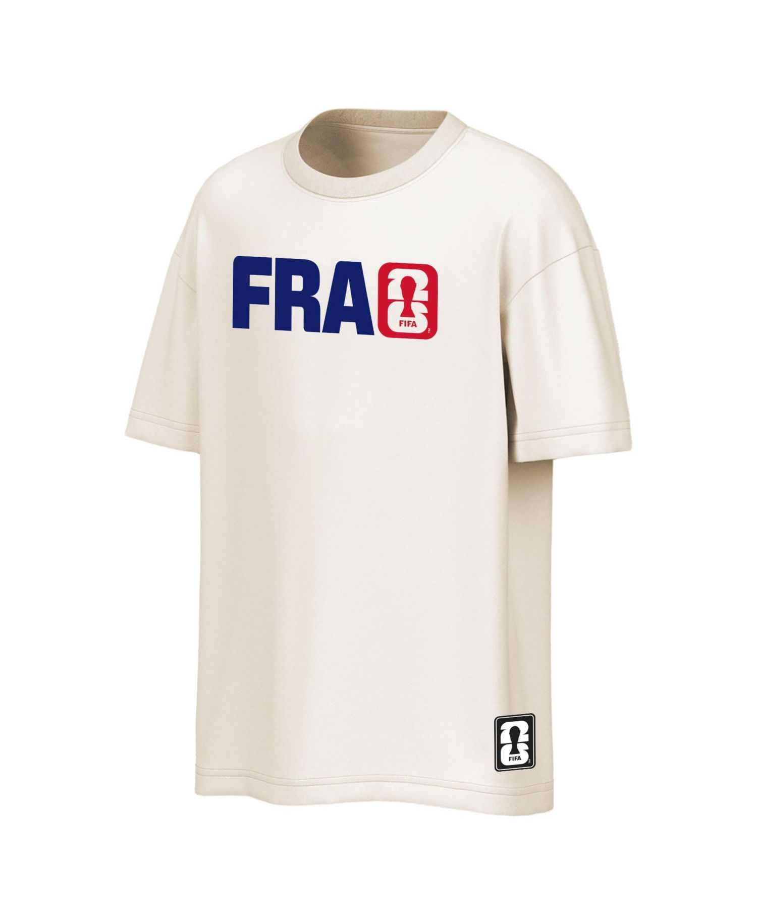 Men's Cream France FIFA World Cup 2026 Livery Oversized T-Shirt