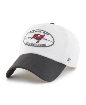 Men's Cream/Pewter Tampa Bay Buccaneers Pique Patch Clean Up Adjustable Hat