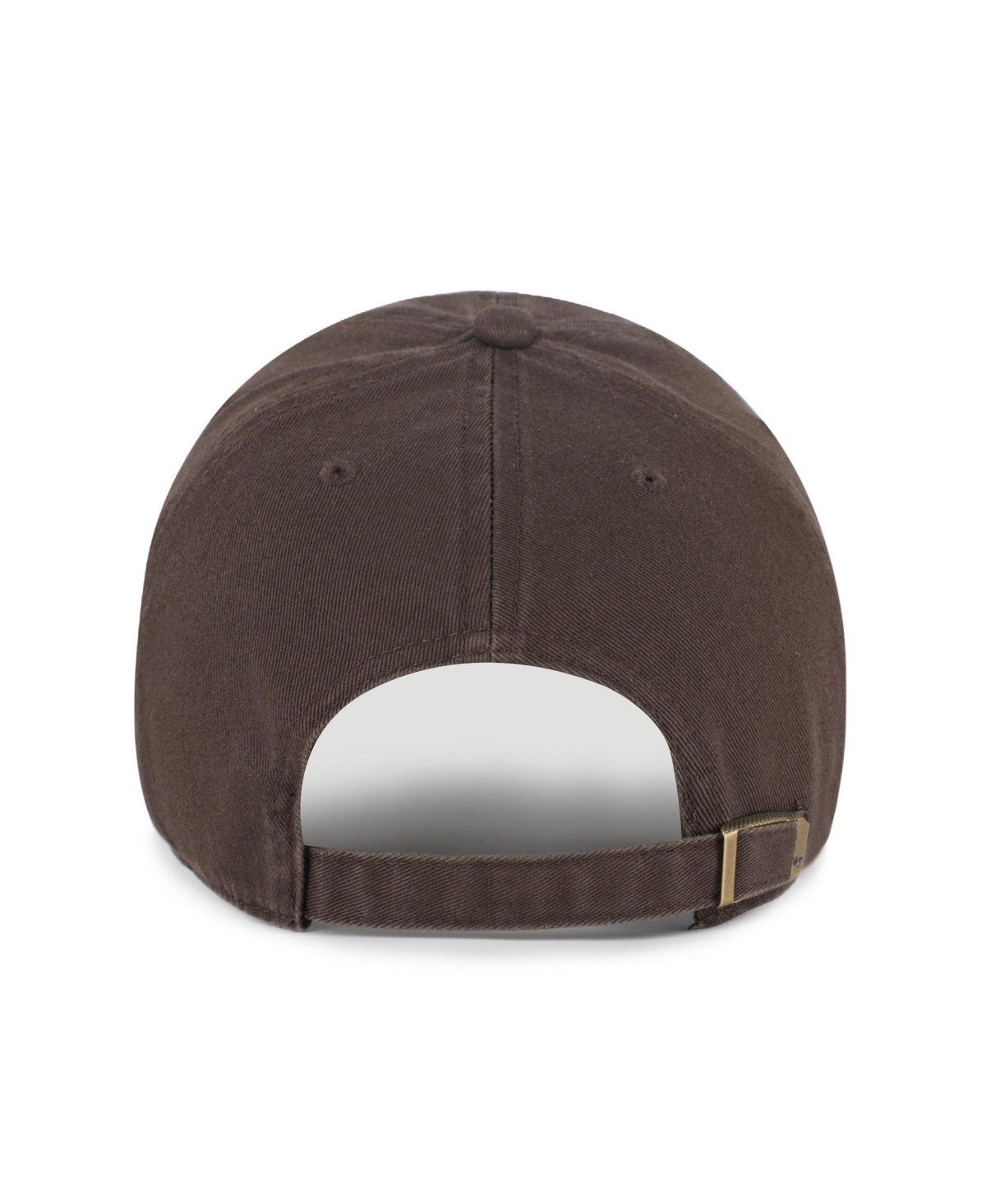 '47 Brand Men's Brown Cleveland Browns Throwback Graphic Clean Up Adjustable Hat