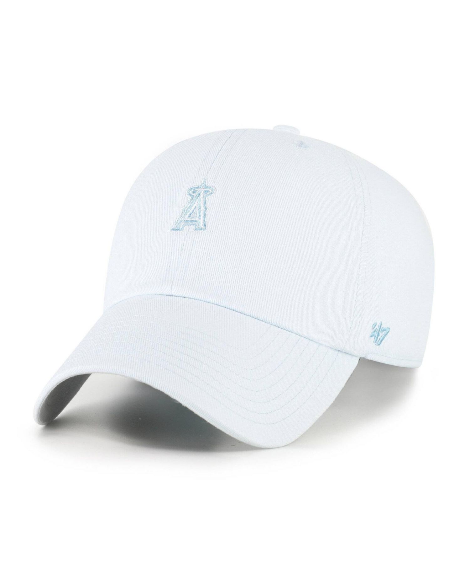 Men's and Women's Light Blue Los Angeles Angels Pastel Clean Up Adjustable Hat