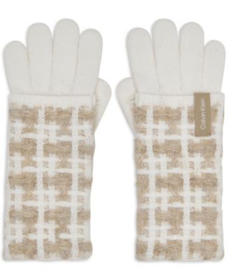 Women's Grid Knit Gloves