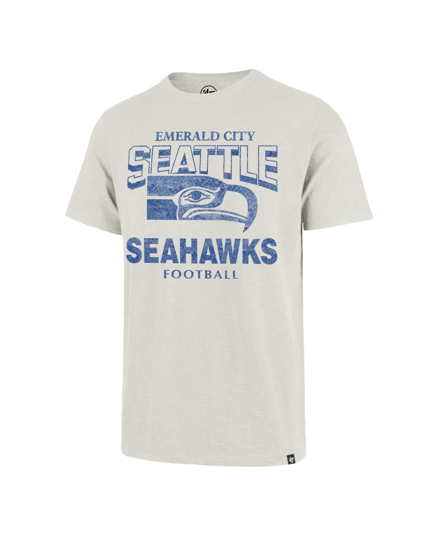 Men's Natural Seattle Seahawks Head On Scrum T-Shirt