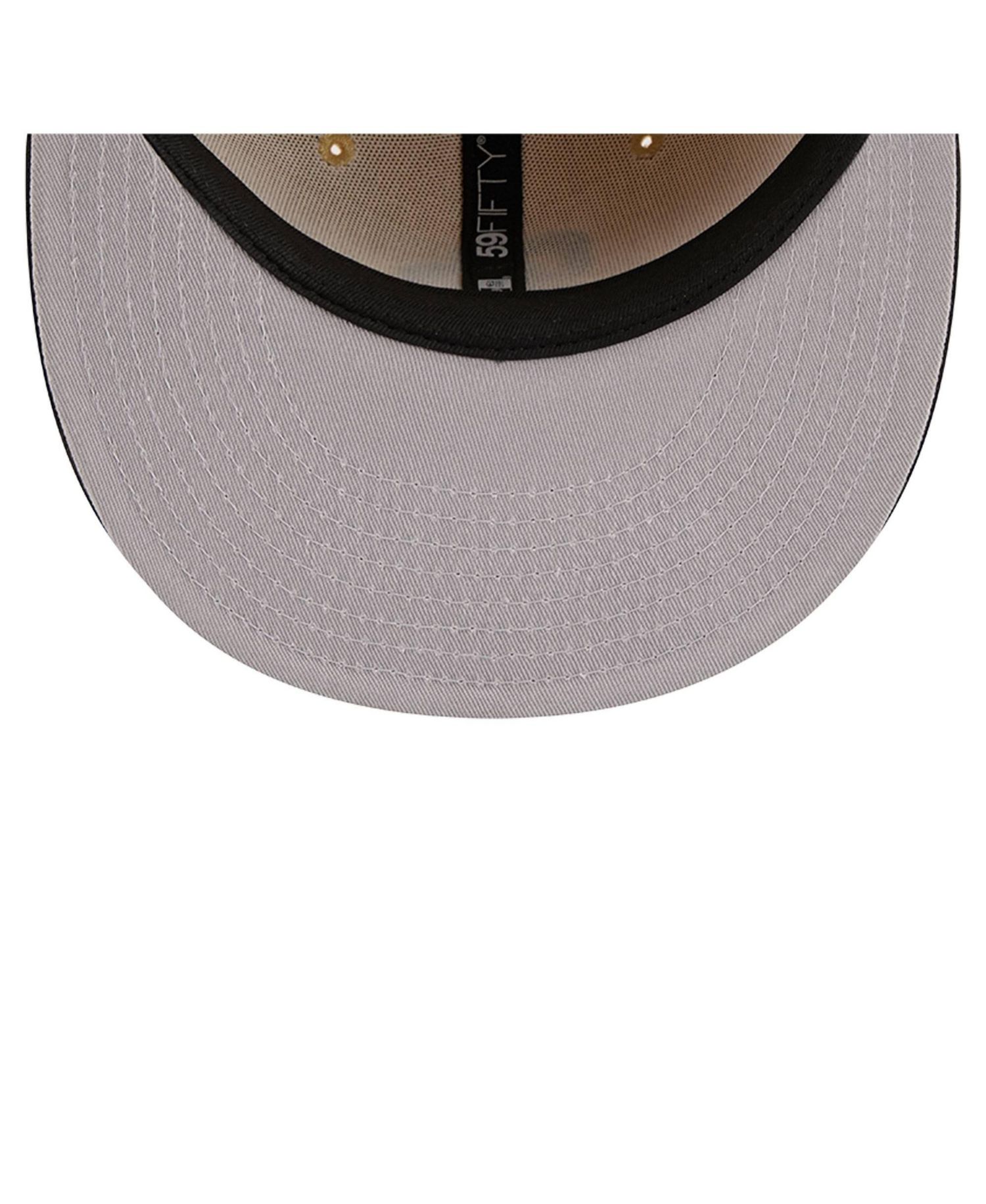 Men's Light Beige San Diego Padres Two-Tone Embroidered Visor 59FIFTY Fitted Hat