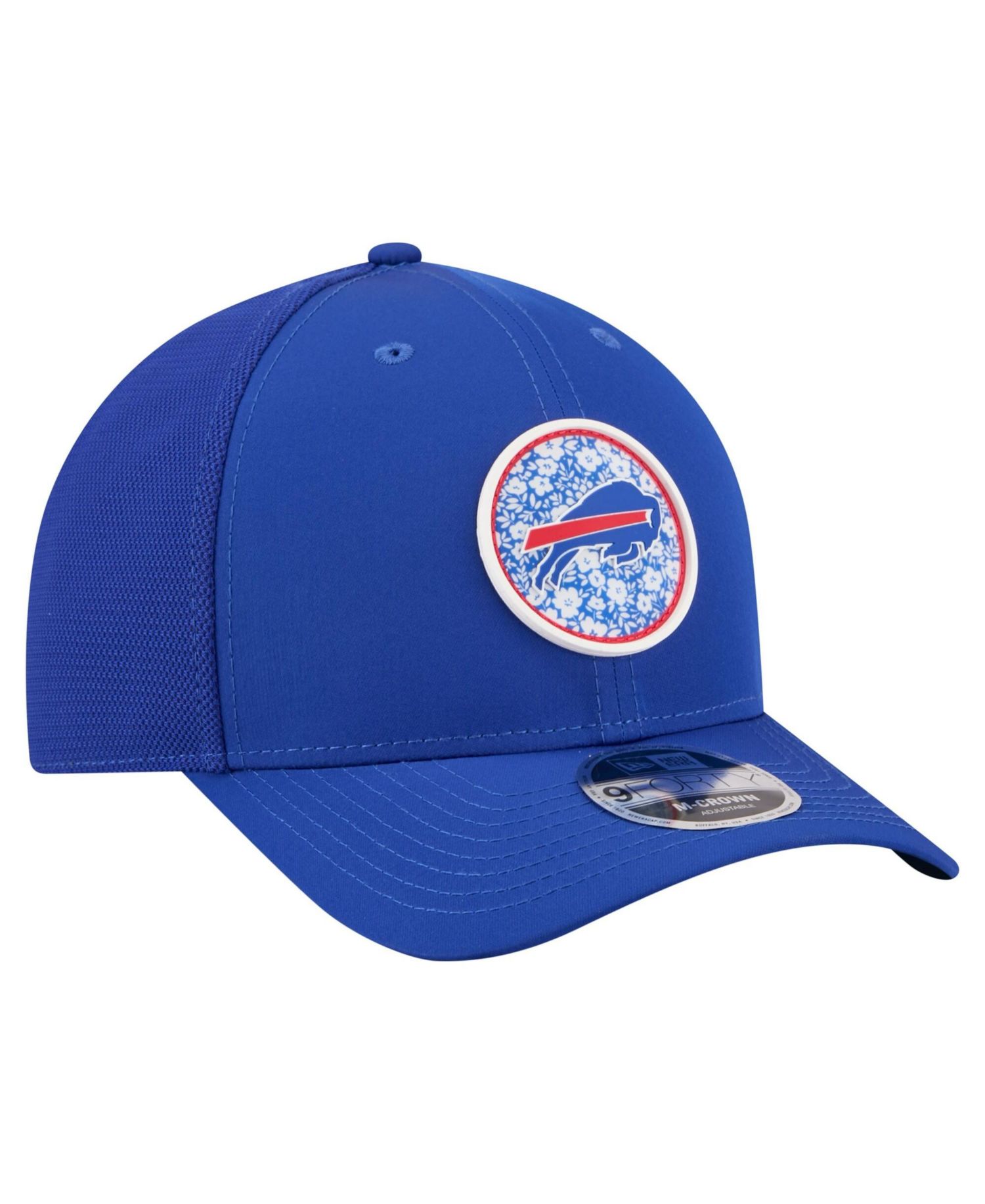 Men's Royal Buffalo Bills Floral 9FORTY M-Crown Trucker Adjustable Hat