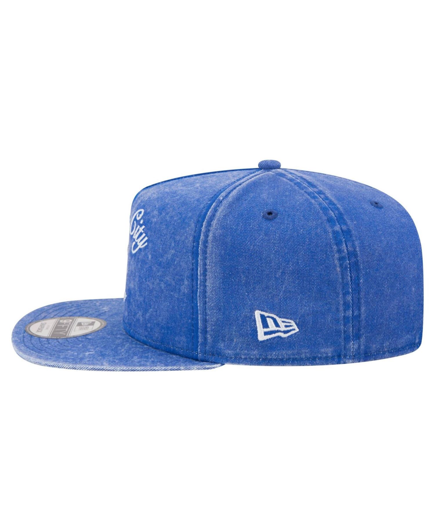 Men's Royal Chicago Cubs City Slogan A-Frame 9FIFTY Snapback Hat