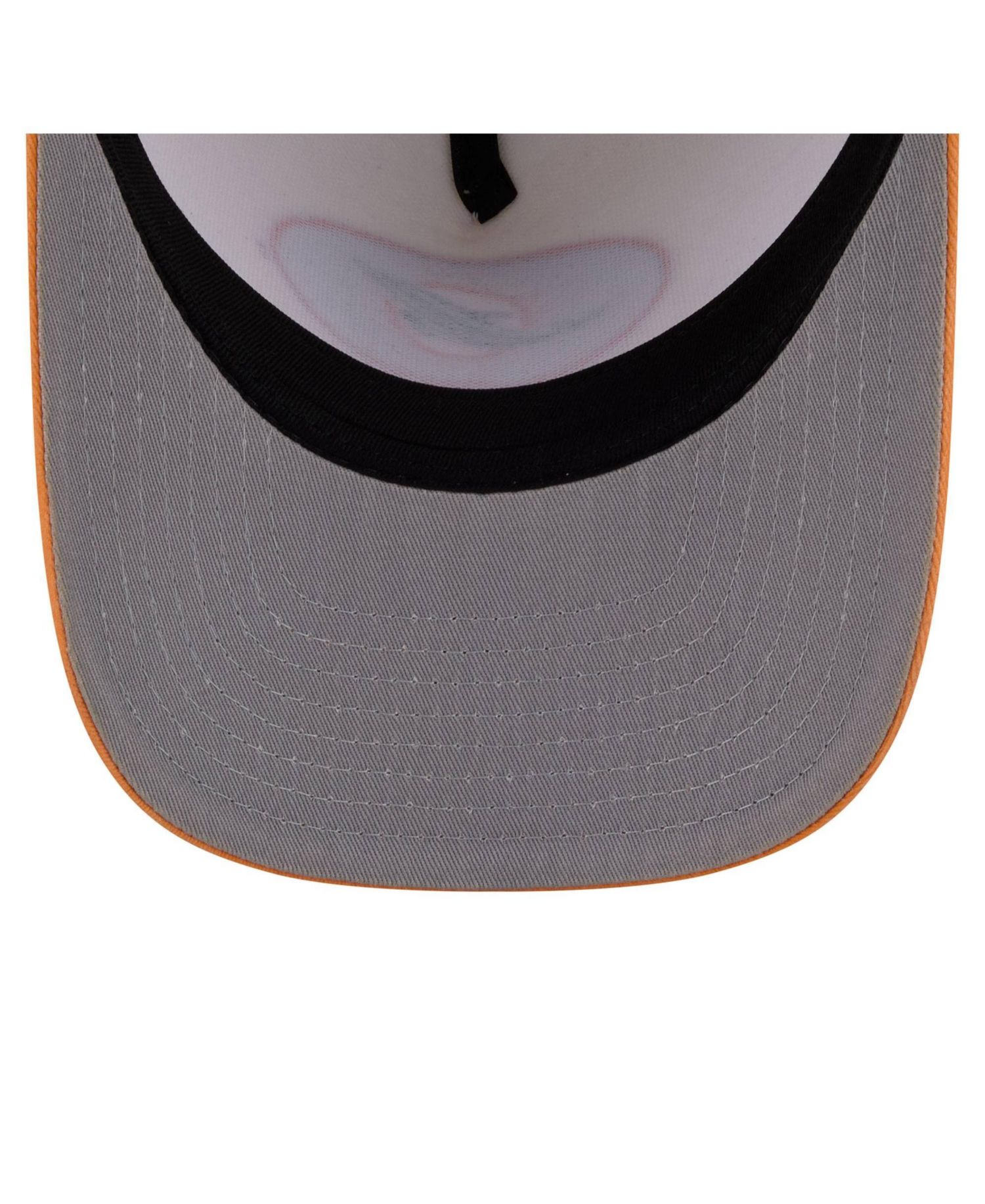Men's Cream/Orange Miami Dolphins Washed A-Frame 9FIFTY Snapback Hat