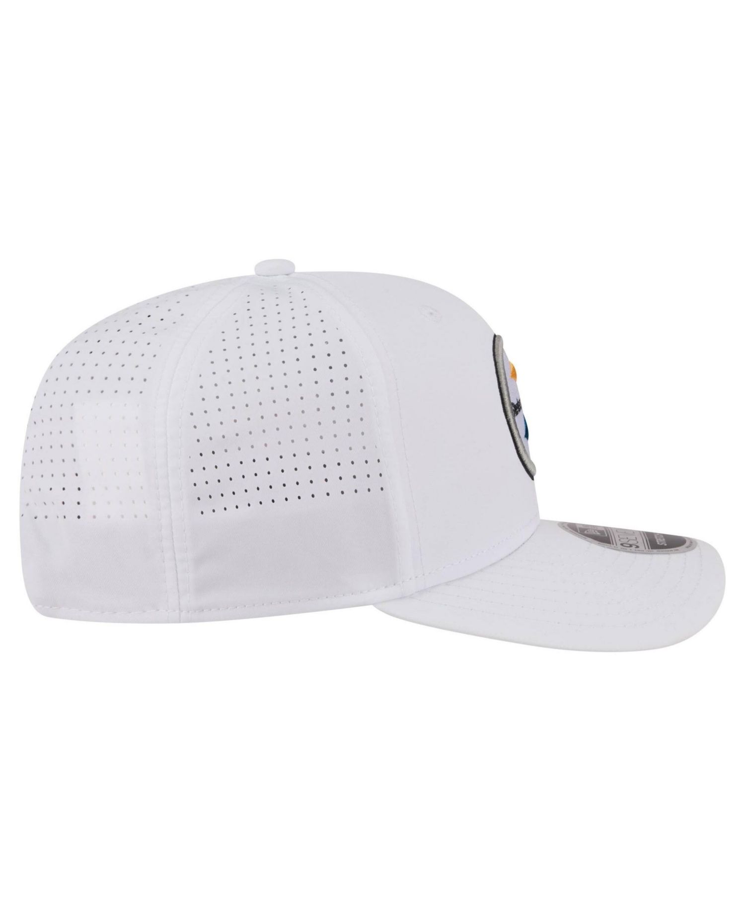 Men's White Pittsburgh Steelers Name Plate 9SEVENTY Adjustable Hat
