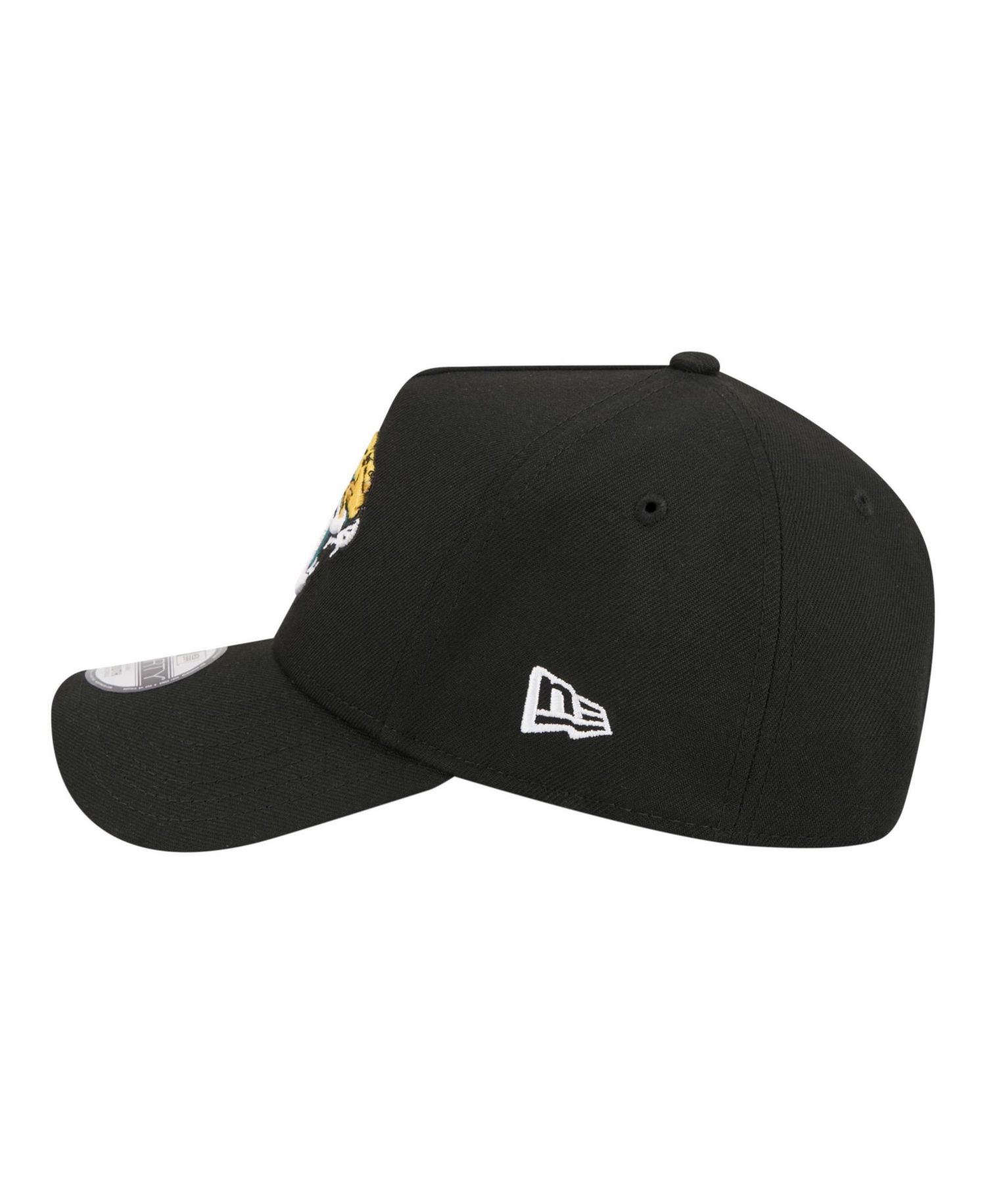 Big Boys and Girls Black Jacksonville Jaguars 9FORTY A-Frame Adjustable Hat