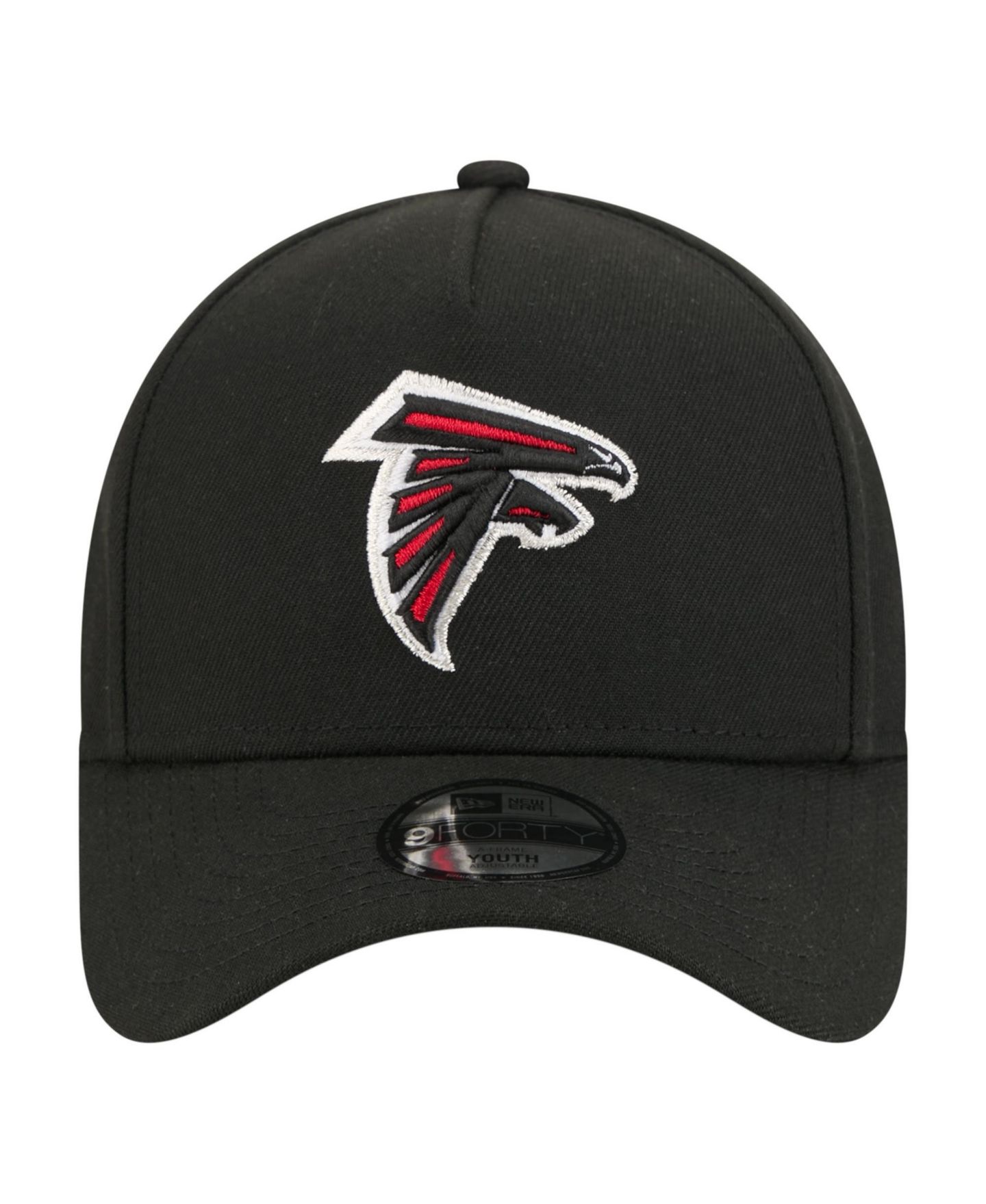 Детская кепка New Era Black Atlanta Falcons 9FORTY A-Frame Adjustable Hat — фото 2