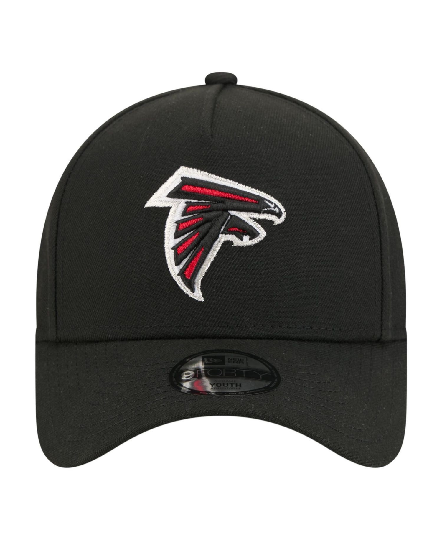 Big Boys and Girls Black Atlanta Falcons 9FORTY A-Frame Adjustable Hat
