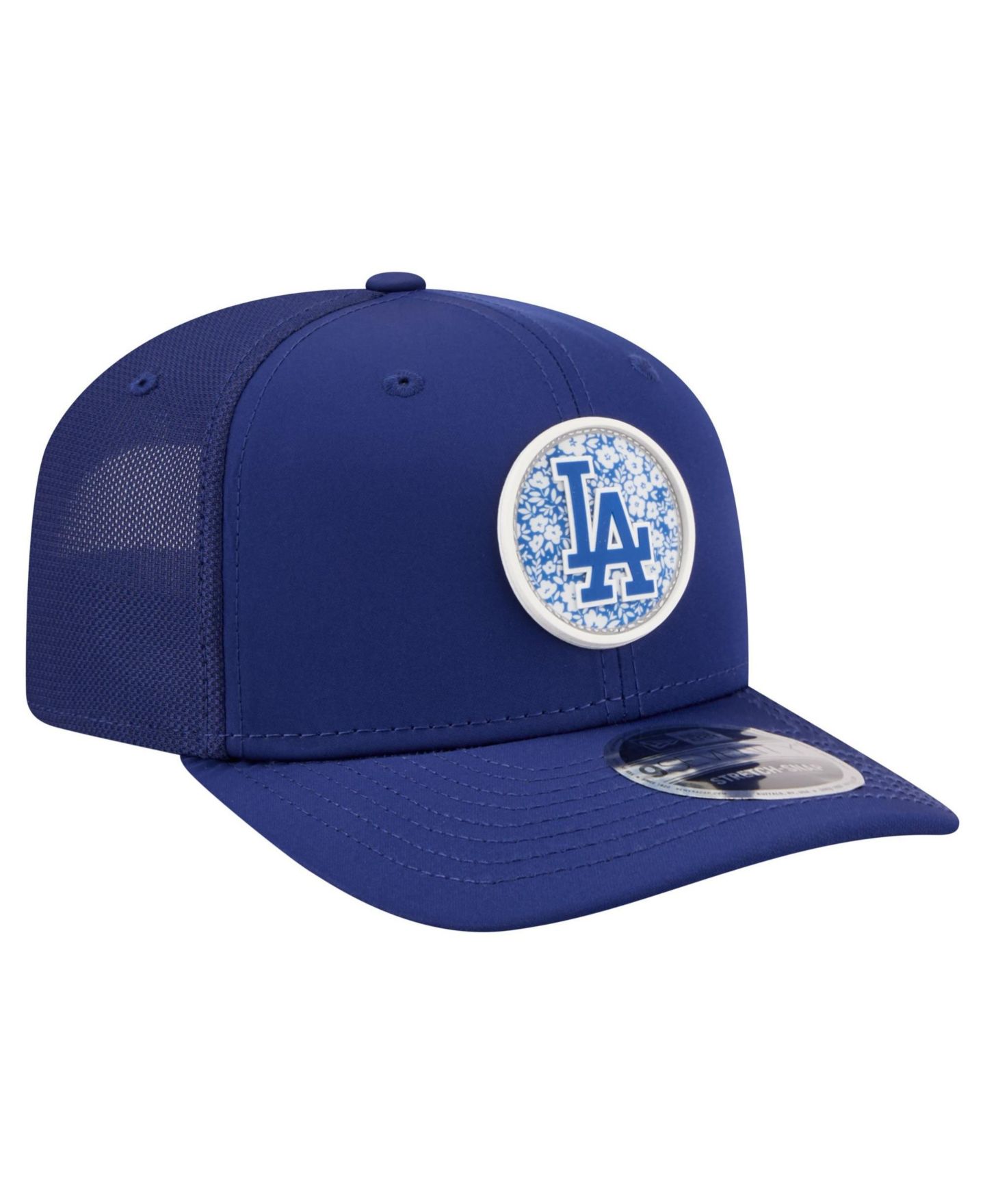Мужская кепка New Era Royal Los Angeles Dodgers Floral Patch 9SEVENTY Adjustable Hat — фото 3