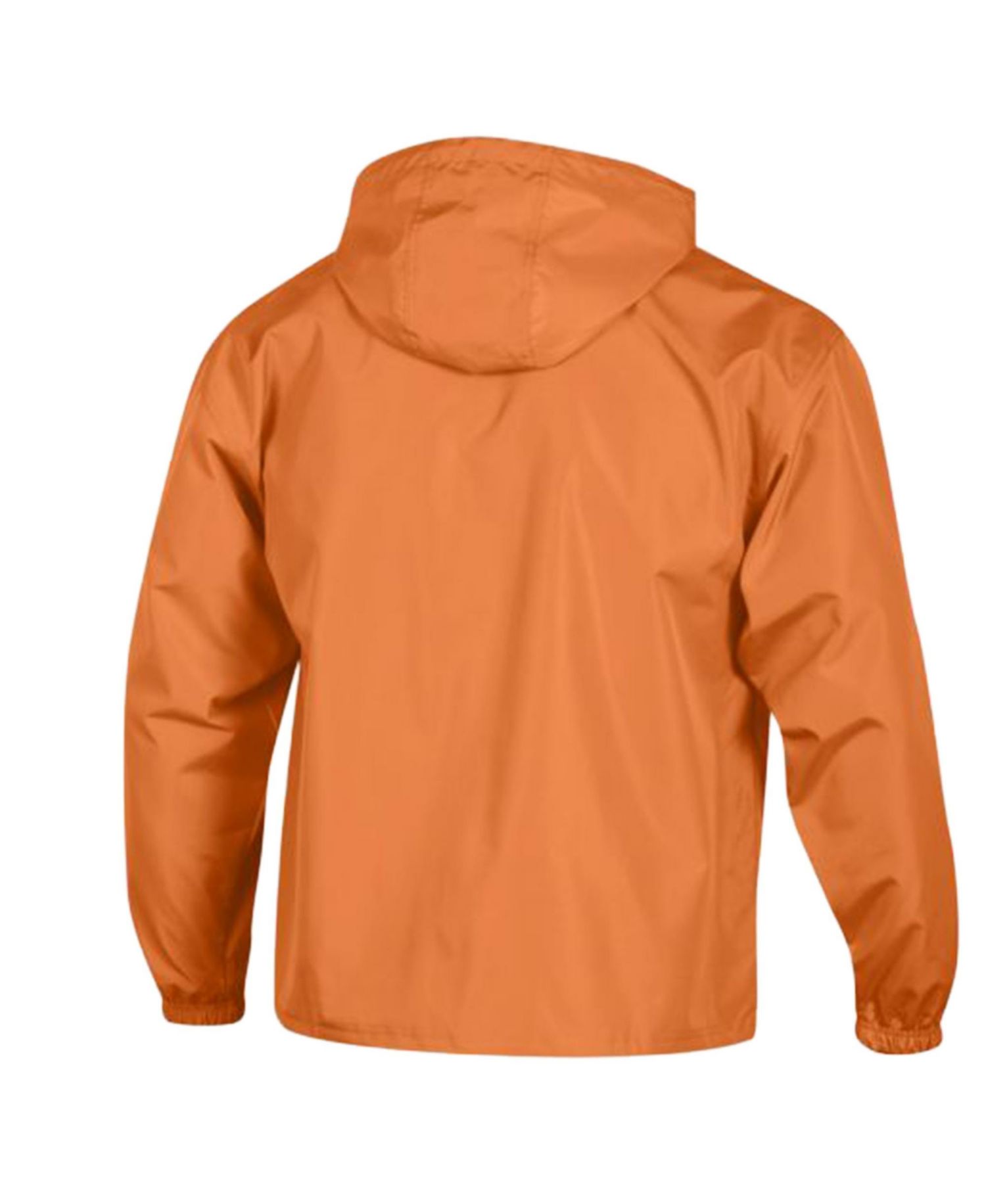Men's Orange Tampa Bay Buccaneers Packable Hooded Windbreaker Half-Zip Jacket
