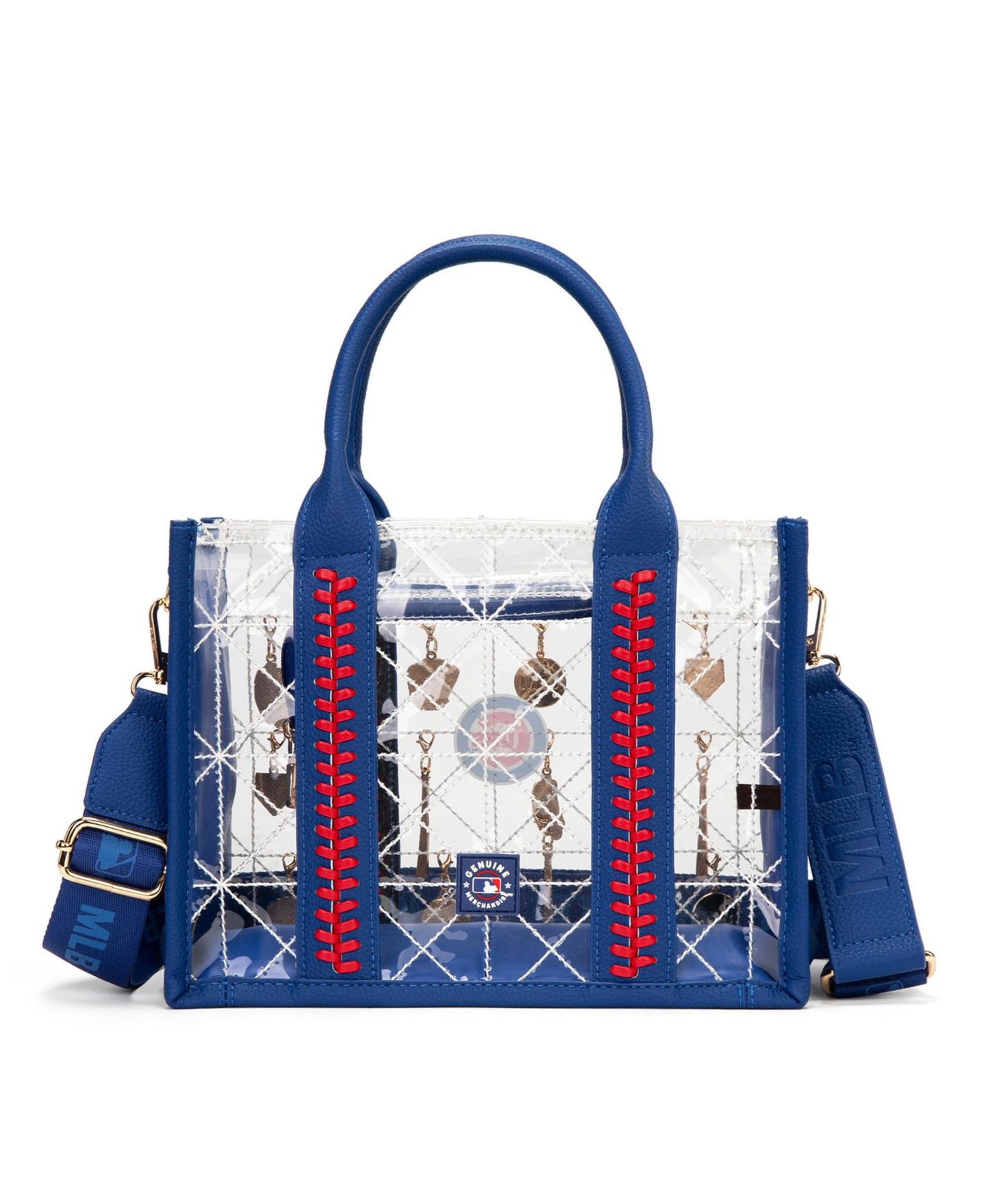 Женская сумка Montana West Chicago Cubs Charmed Whipstitch Tote — фото 3