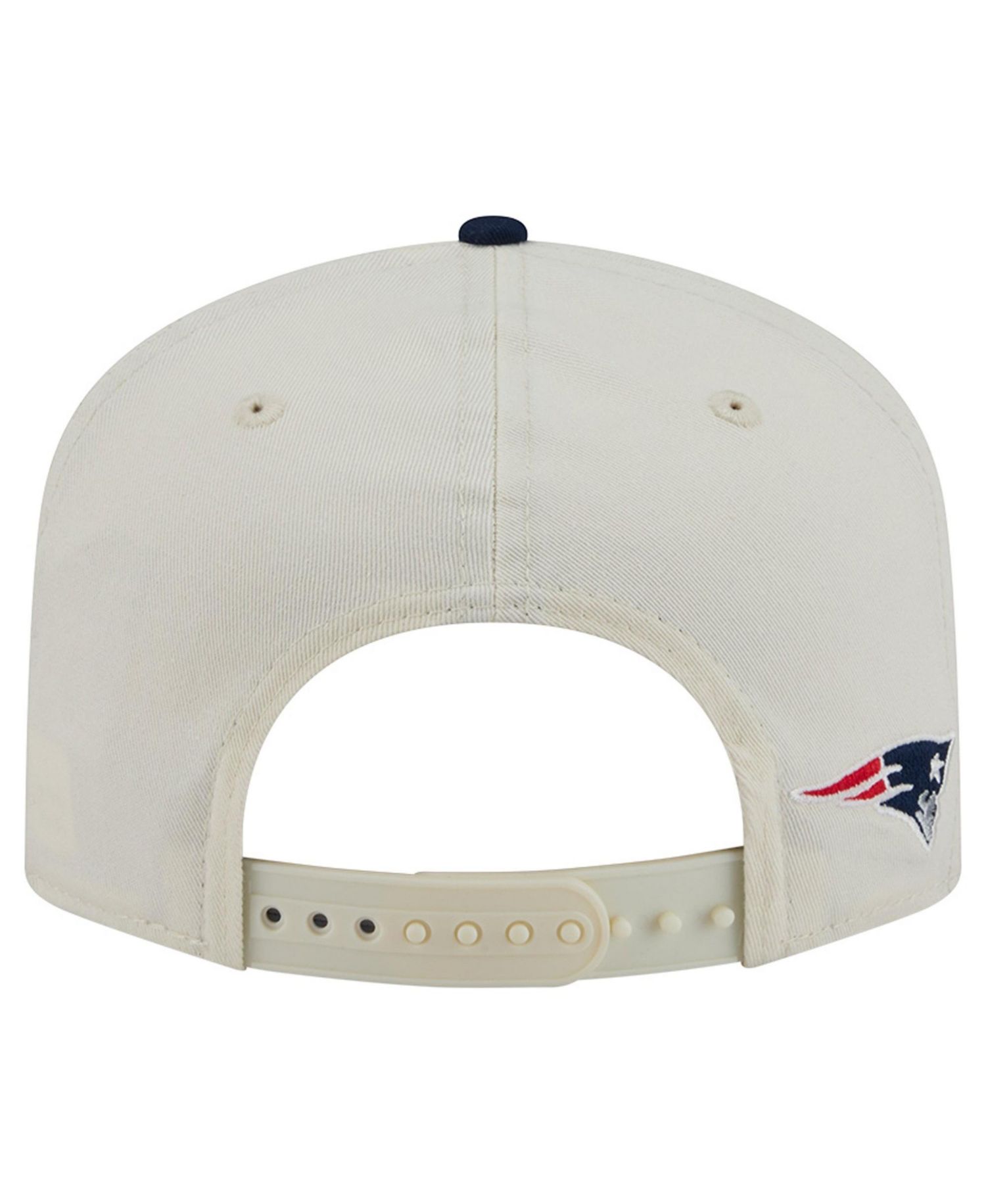 Men's Cream New England Patriots Script 19TWENTY Adjustable Hat
