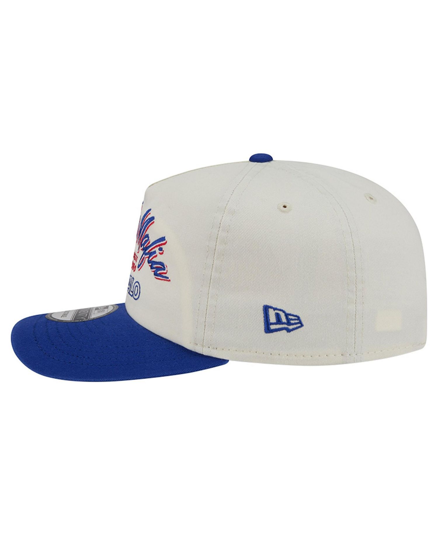 Men's Cream Buffalo Bills Script 19TWENTY Adjustable Hat