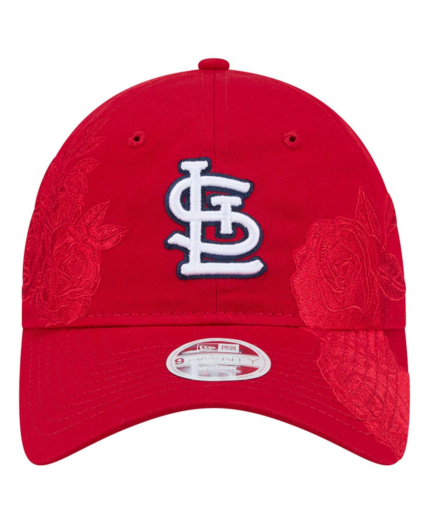 Women's Red St. Louis Cardinals Roses 9TWENTY Adjustable Hat
