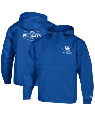 Men's Royal Kentucky Wildcats Delay Packable Half-Zip Jacket