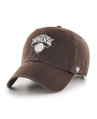 Men's Brown New York Knicks Color Pack Clean Up Adjustable Hat