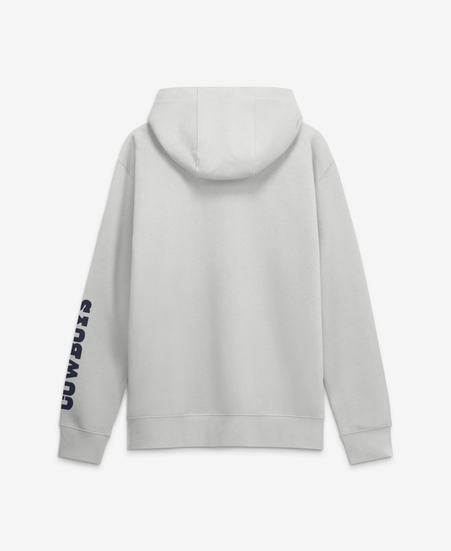 Men's Gray Dallas Cowboys Cool Down Club Full-Zip Hoodie