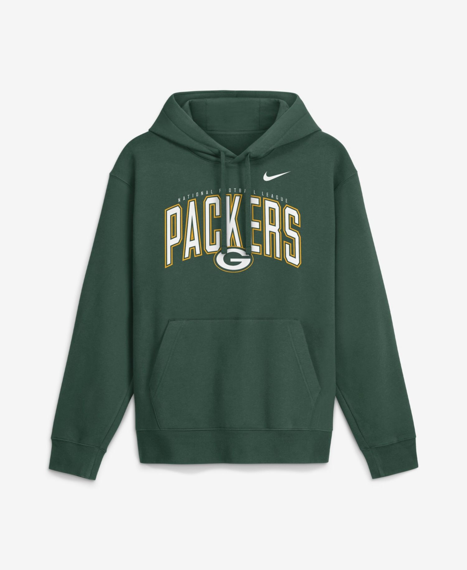Men's Green Green Bay Packers Expect Victory Club Fleece Pullover Hoodie
