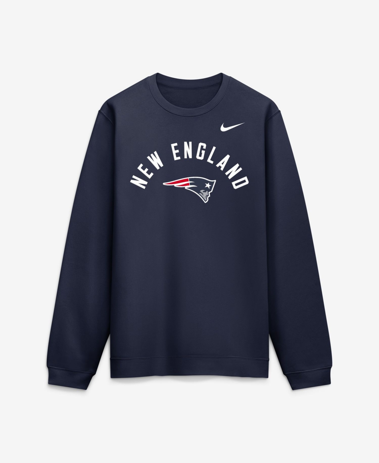 Men's Navy New England Patriots Defensive Leader Club Fleece Sweatshirt