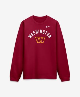 Men's Burgundy Washington Commanders Defensive Leader Club Fleece Sweatshirt