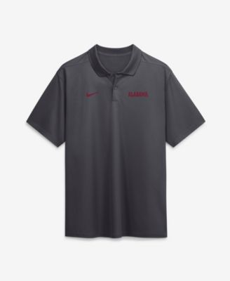Men's Anthracite Alabama Crimson Tide Dri-FIT Victory Polo Shirt