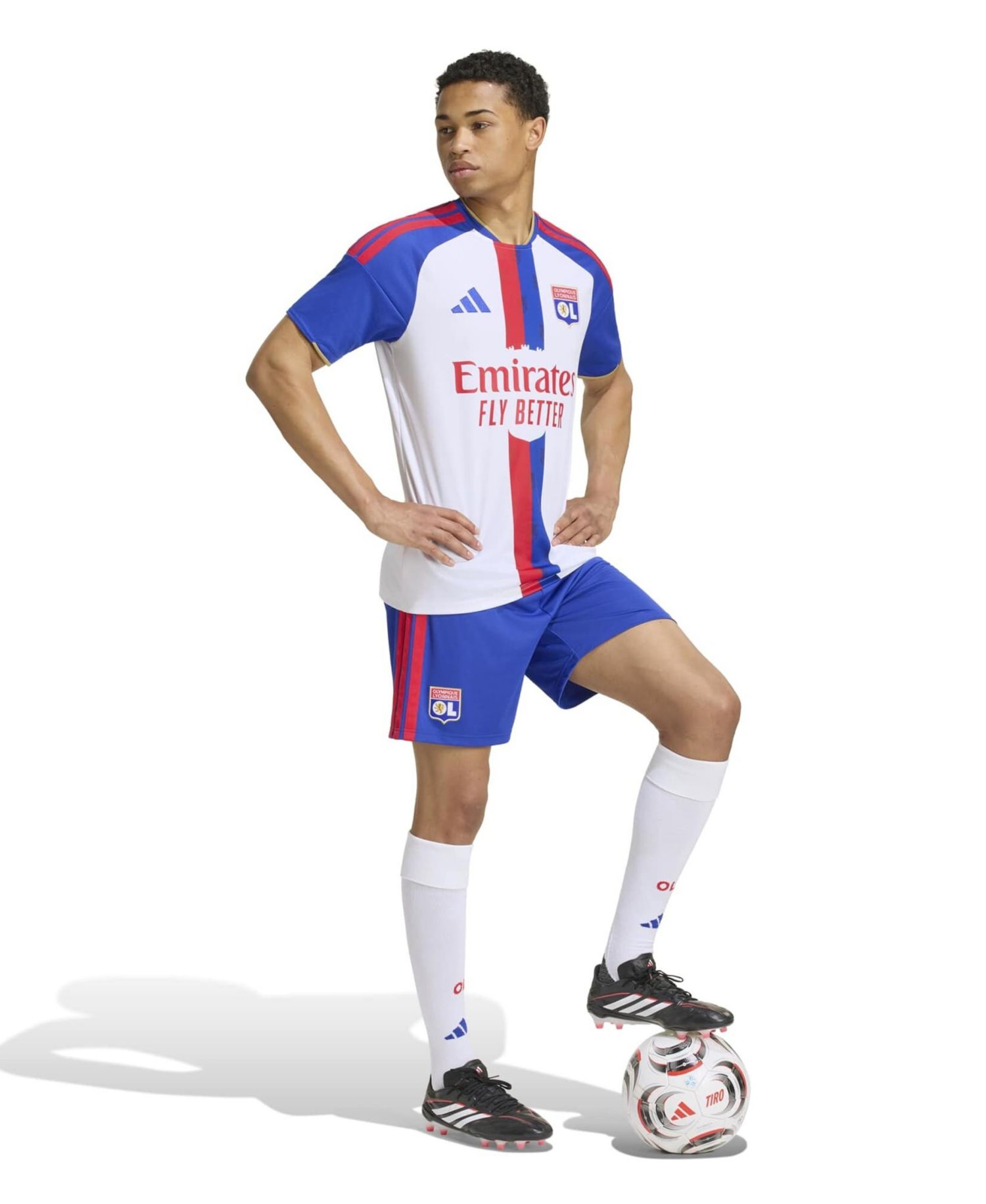 Men's White Olympique Lyonnais Home 2026/27 Replica Jersey
