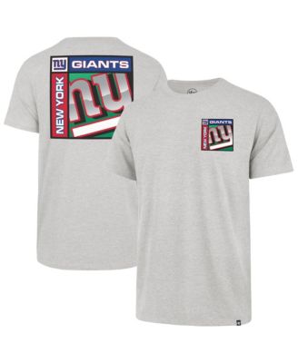 47 Brand Men's Gray New York Giants Chrome Plate Franklin T-Shirt