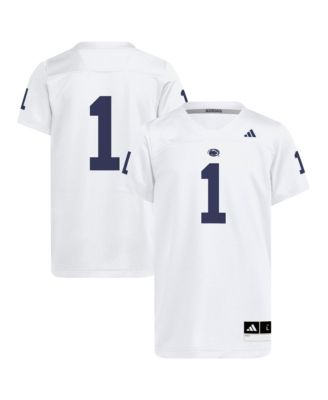 Big Boys and Girls White Penn State Nittany Lions Replica Jersey