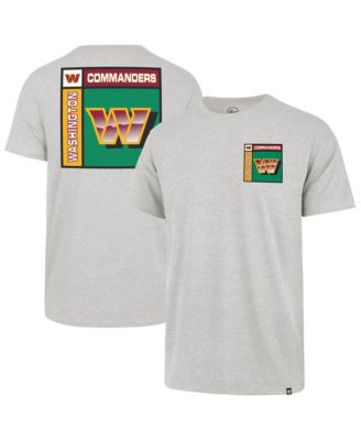 47 Brand Men's Gray Washington Commanders Chrome Plate Franklin T-Shirt