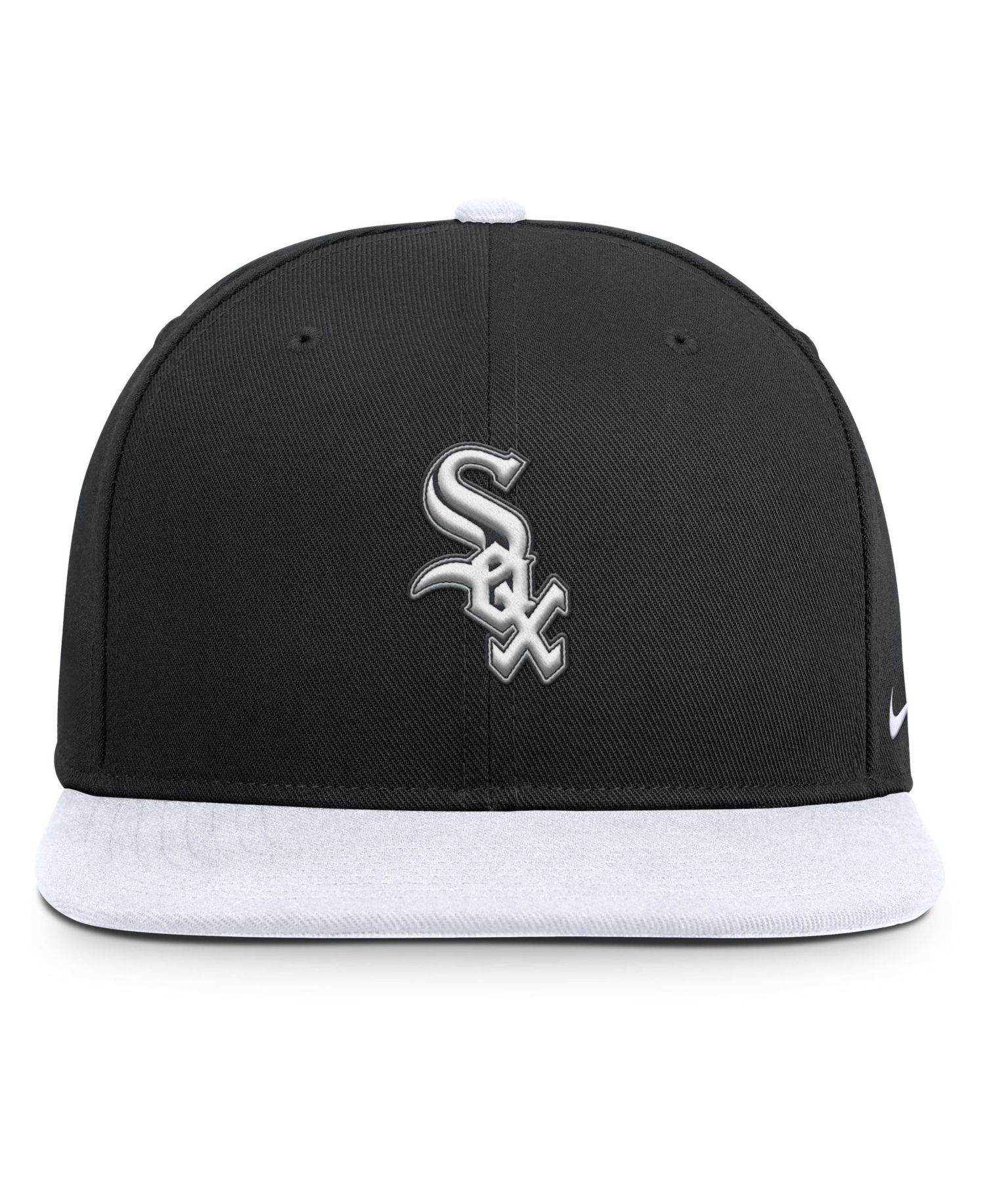 Men's Black/White Chicago White Sox Primetime Pro Dri-FIT Snapback Hat