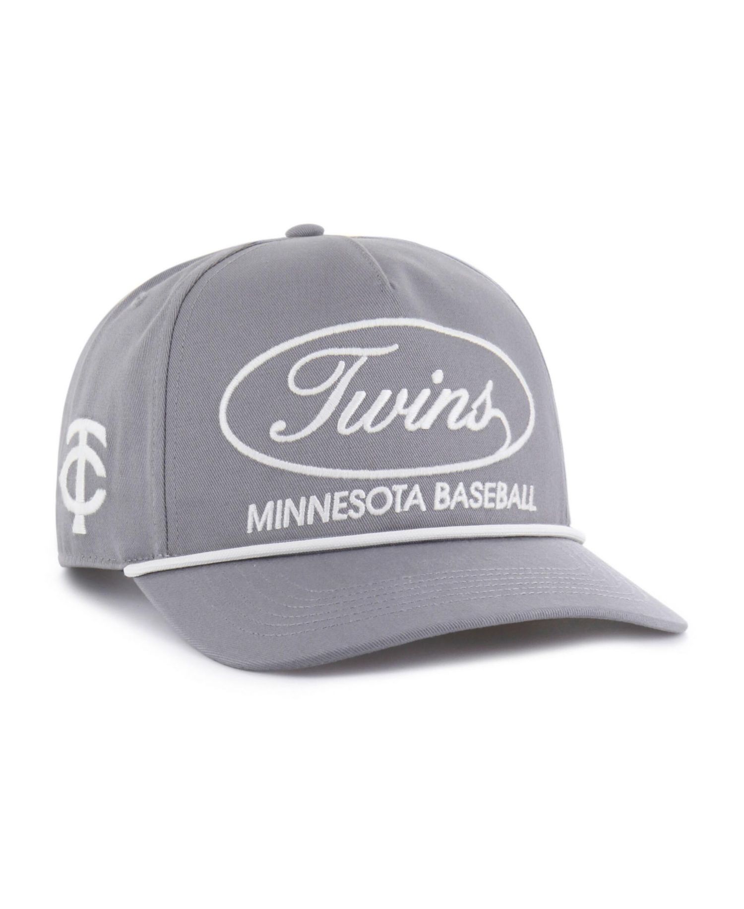 47 Brand Men's Gray Minnesota Twins Foundational Hitch Adjustable Hat