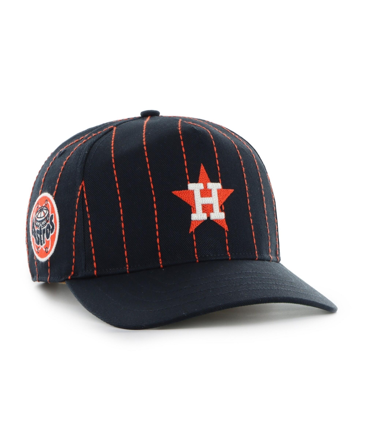 '47 Brand Men's x Rawlings Navy Houston Astros Pinstripe Hitch Adjustable Hat
