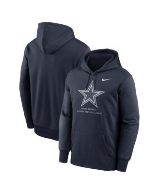 Men's Navy Dallas Cowboys Toss Sweep Therma-FIT Hoodie
