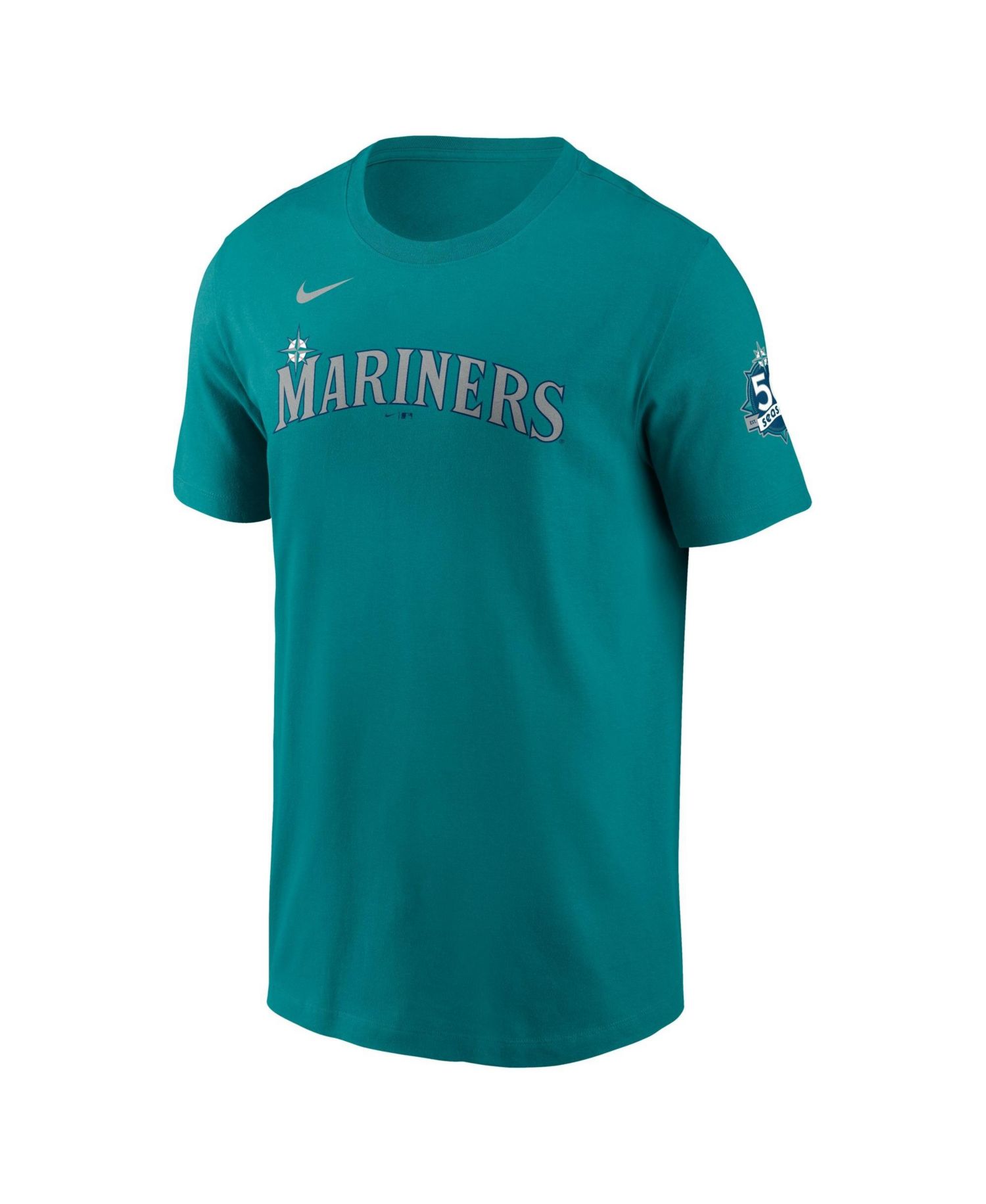 Men's Julio Rodríguez Teal Seattle Mariners Name & Number T-Shirt