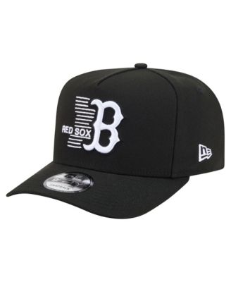 Men's Black Boston Red Sox Motion A-Frame 9FIFTY Snapback Hat