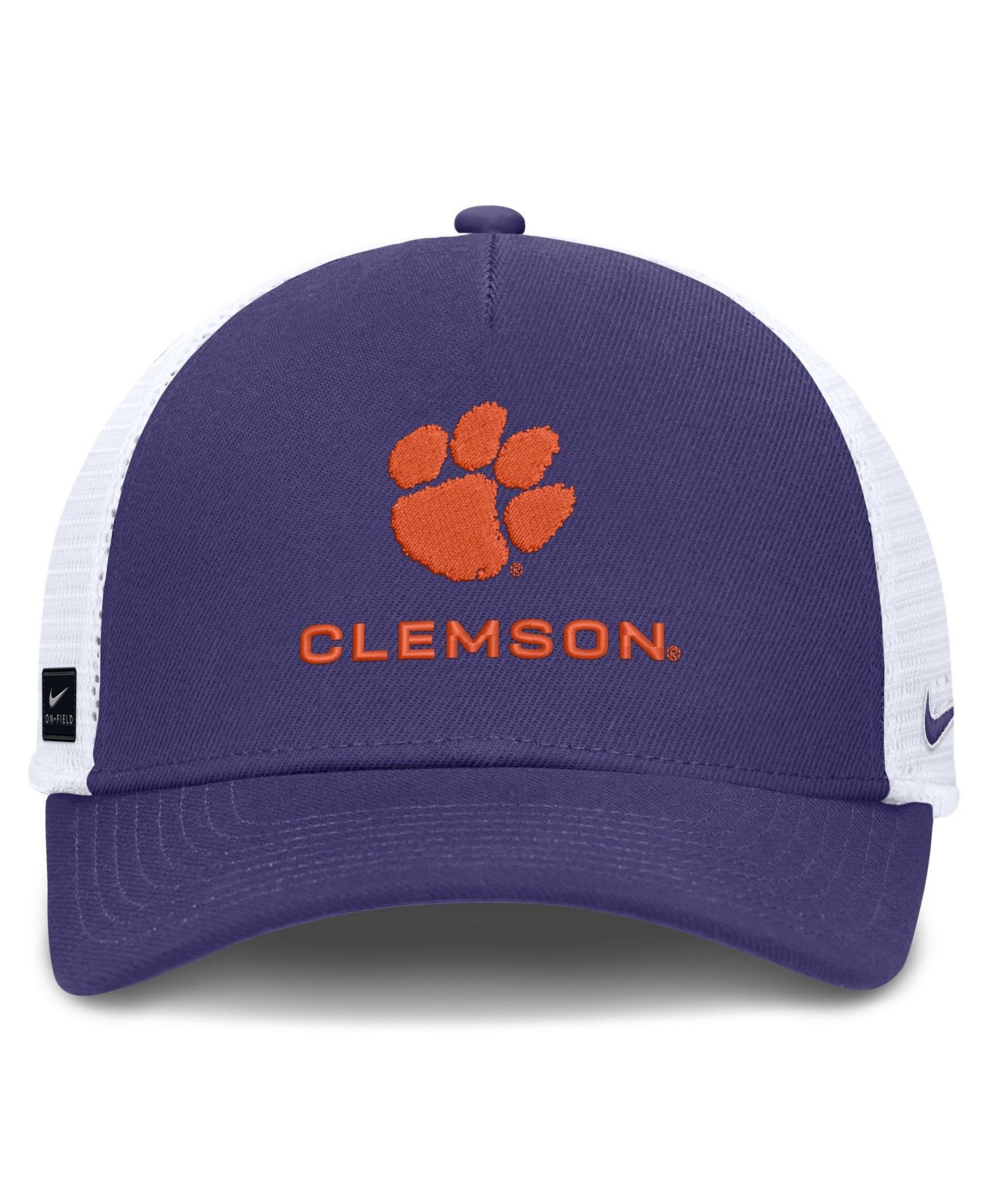Men's and Women's Purple Clemson Tigers 2026 On-Field Gameday Trucker Hat