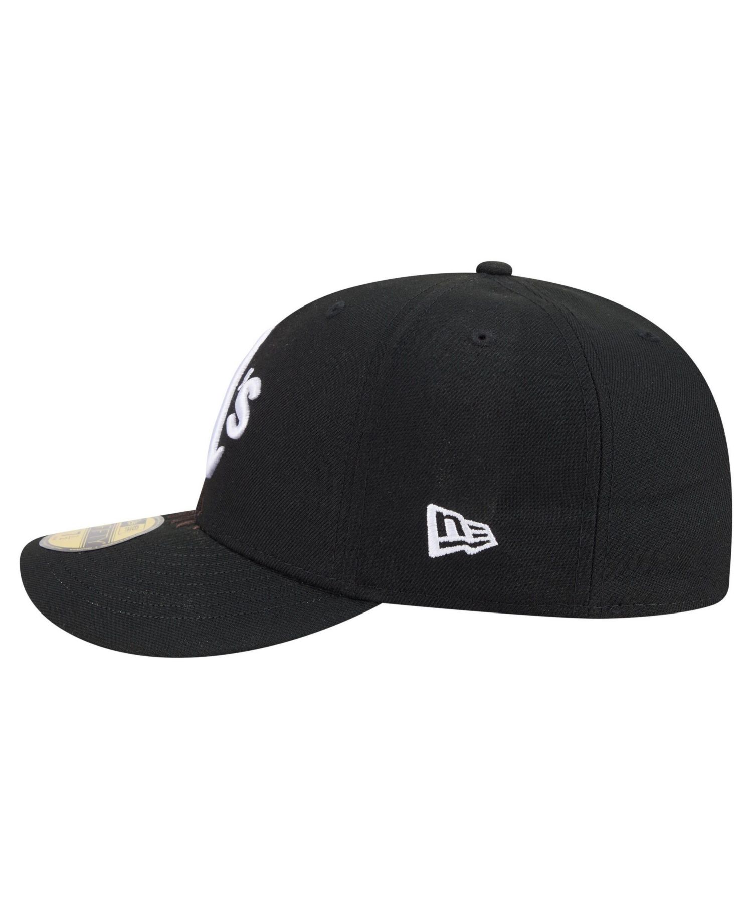 Men's Black Athletics Americana Bald Eagle Pre-Curved 59FIFTY Fitted Hat