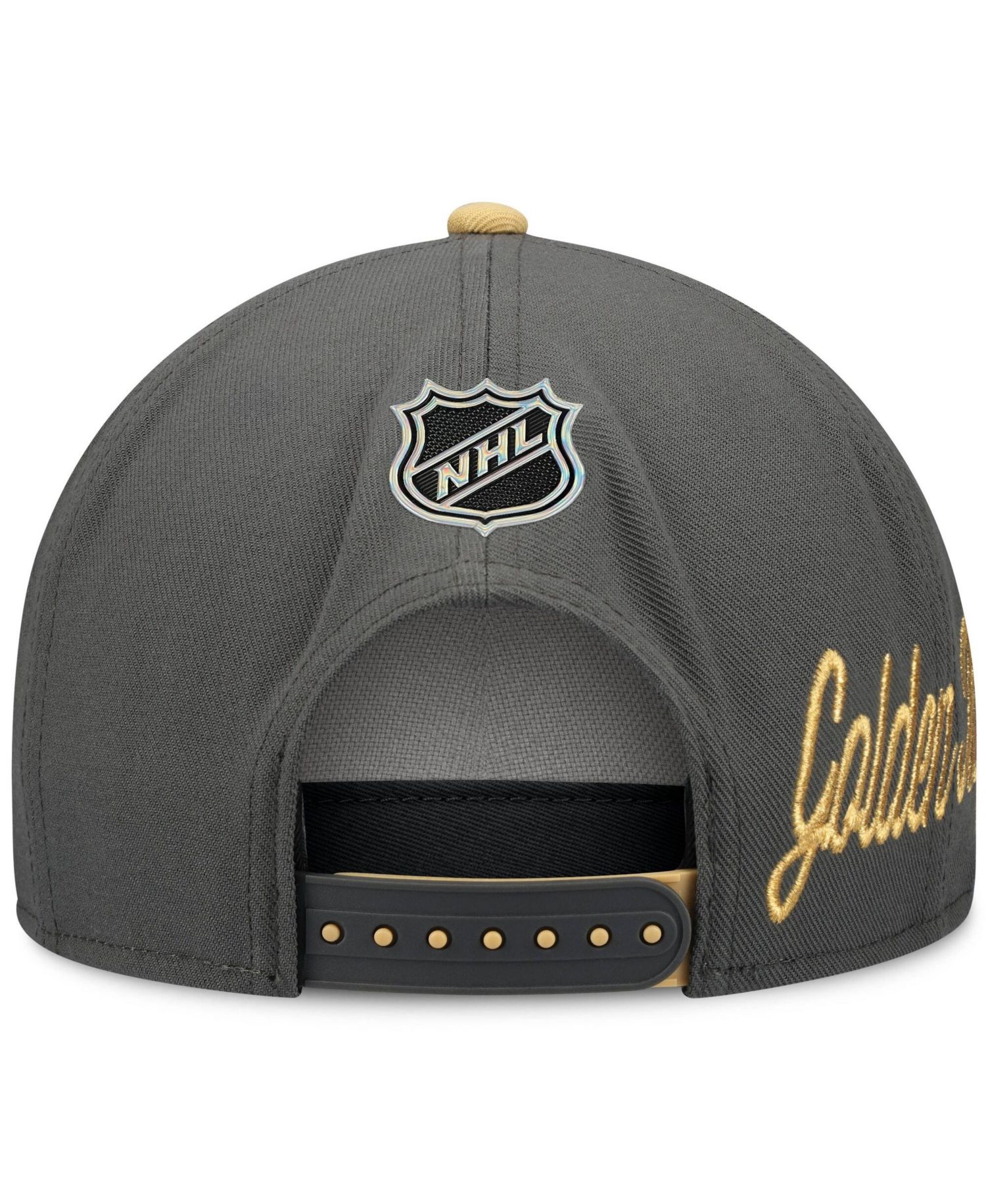 Men's Gold/Charcoal Vegas Golden Knights Snapback Hat