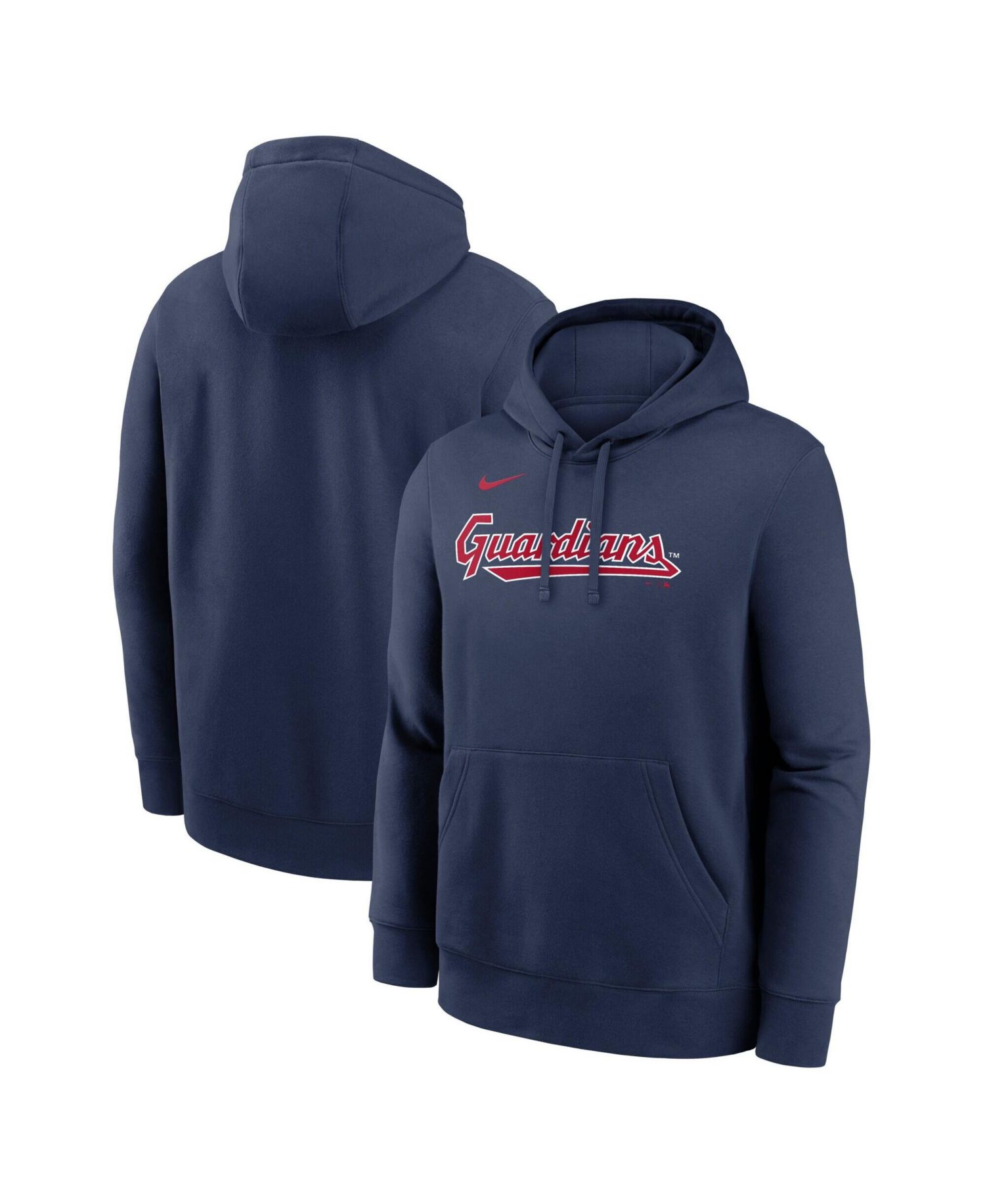 Men's Navy Cleveland Guardians Dri-FIT Club Hoodie